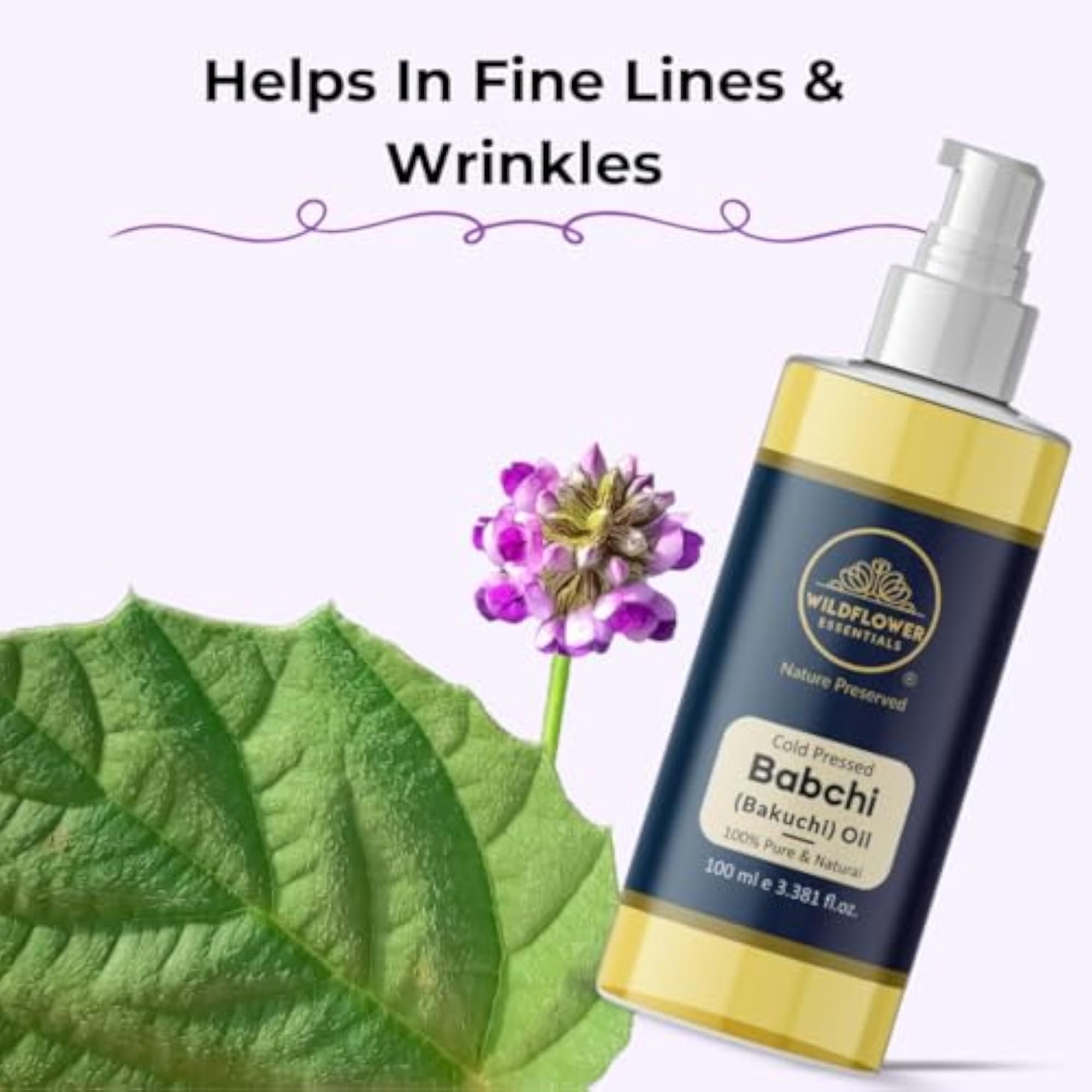 Babchi Oil (Bakuchi) Cold Pressed Pure & Natural - 100ml